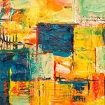 multicolored abstract painting